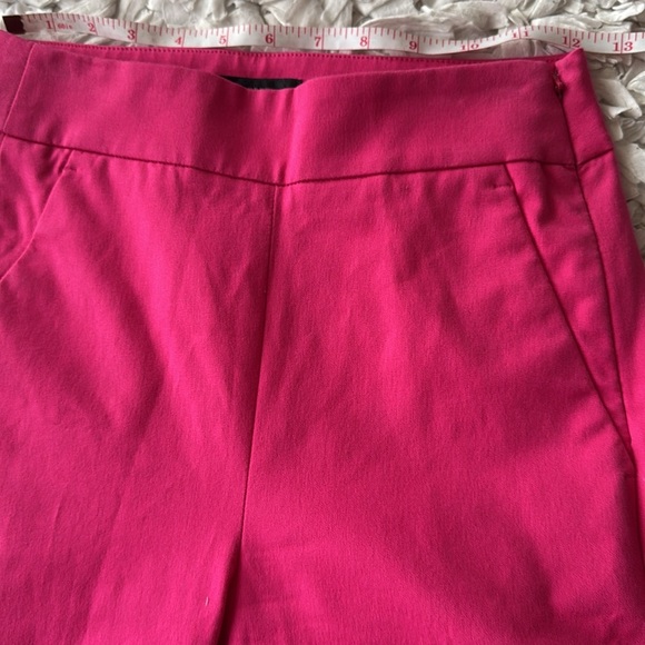 J. Crew Hot Pink Slim Fit Pants Size 0 /24 - Picture 7 of 7